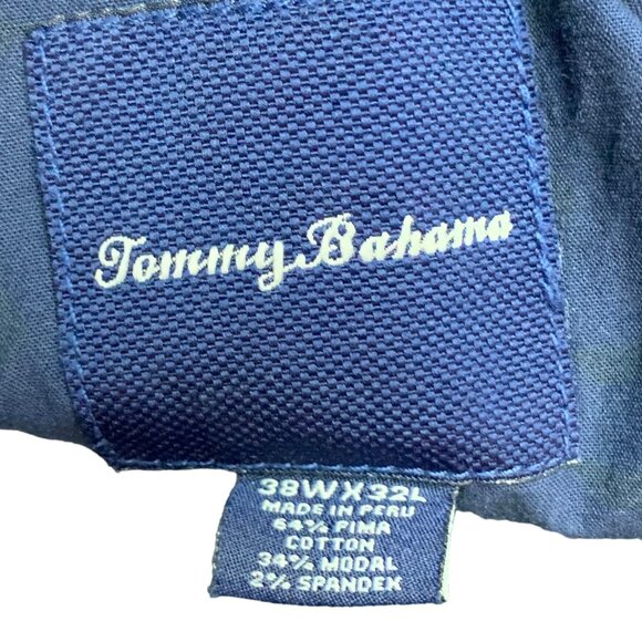 Tommy Bahama Maritime Blue Pima Cotton Blend Straight Leg‎ Chinos - Picture 2 of 11